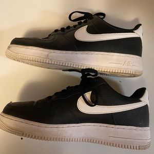Nike Air Force 1s Black! Size 11 lightly used!